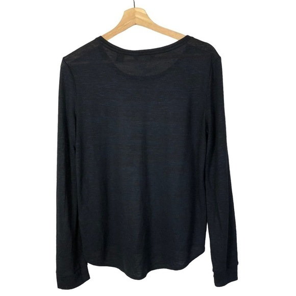 Scotch & Soda Maison Scotch Navy Blue Graphic Long Sleeve 2 M - Picture 2 of 3